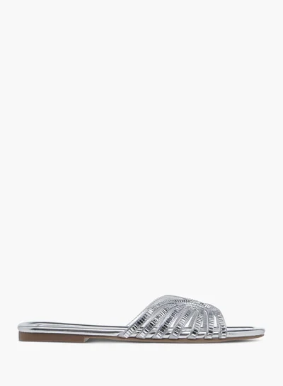 Celeste Women's Embellished Slip-On Flat Sandals Ramadan Collection