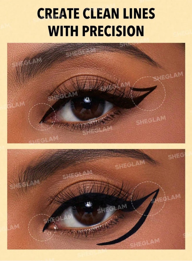 SHEGLAM Line & Definewaterproof Liquid Eyeliner Black - Image 2