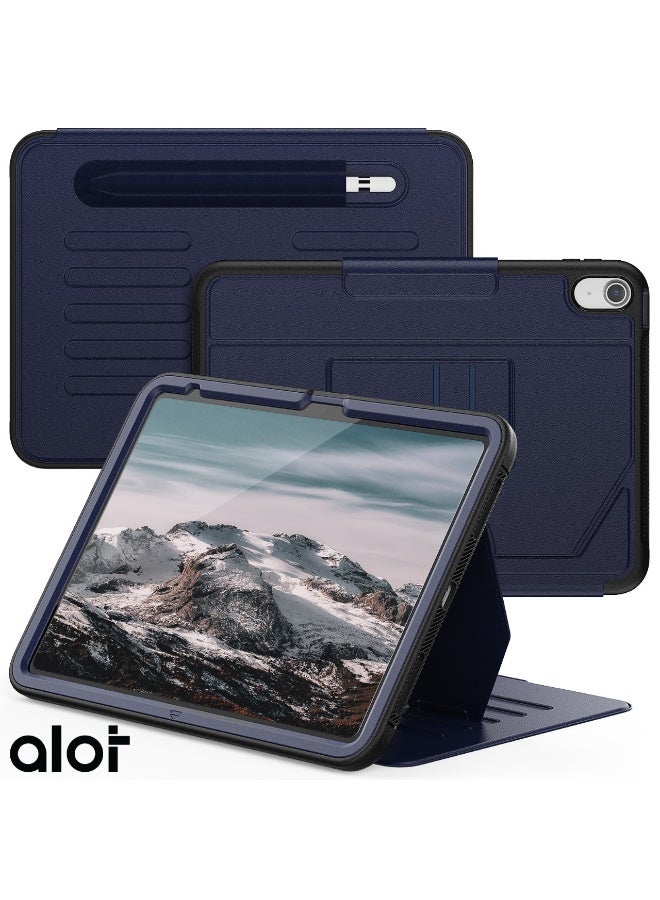 ALot Magnetic iPad Case for iPad 9th Gen (10.2-inch) - Multi-Functional Cover with Thermoline Protection & 5 Magnetic Securing Rings - Image 1
