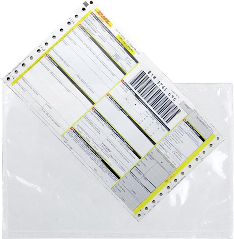 RyhamPaper Packing List Envelopes, Clear 6 x 9 Inches Self Adhesive Shipping Labels Envelope Pouches (100 PCS) - Image 2