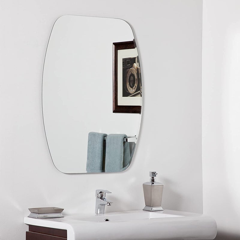 SEVEN HORSES Wall Mount Mirror Glass_white_18 x 24 - Image 1