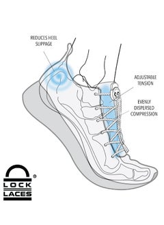 LOCK LACES No Tie Elastic Shoelace Lock Shoe Laces  - Image 3