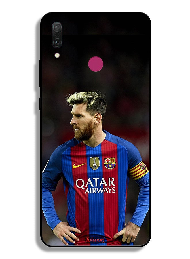 Tolwak Huawei Y9 (2019) Protective Case Cover Messi Barcelona - Image 2