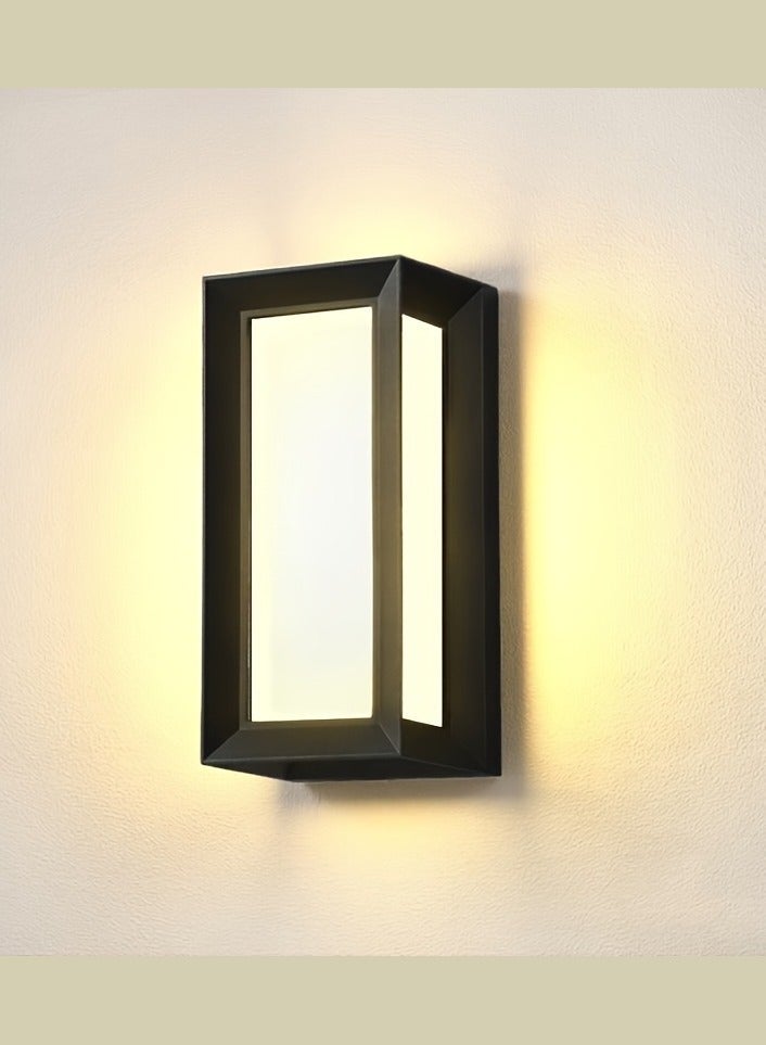 Vmax Modern LED Outdoor Wall Light, 18W Waterproof Exterior Wall Lamp with 3 Color Modes (3000K/4000K/6500K) | IP65 Weather Resistant, Rustproof, Bright 1920LM Wall Sconce for Porch, Garden, Garage & Home - Image 2