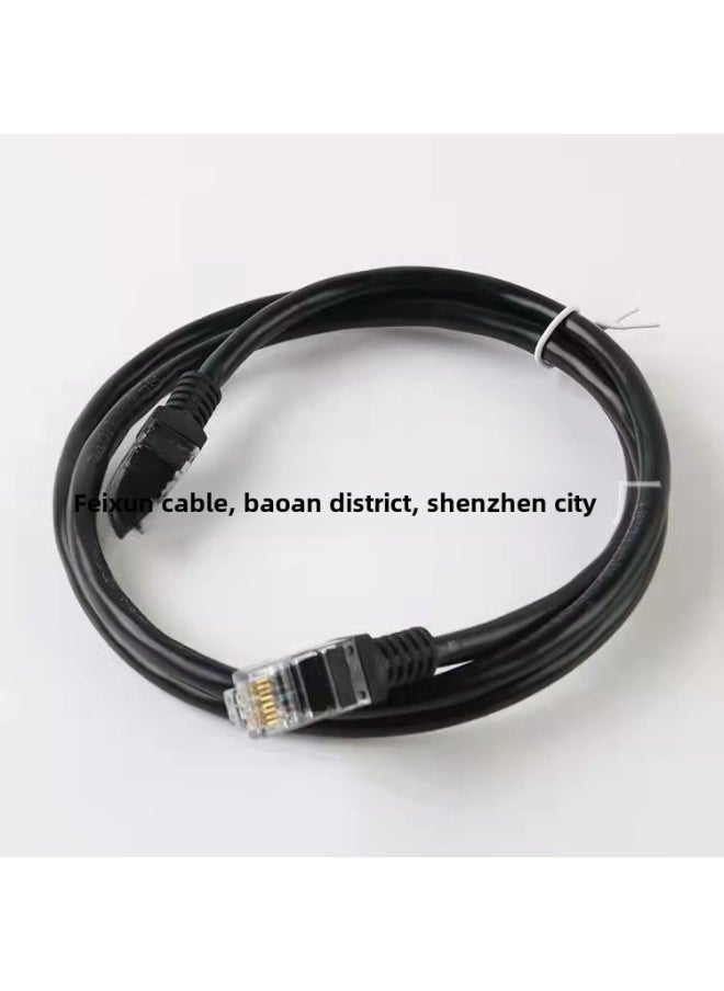 Generic Source Super Six Types Of Network Cable Computer Network Cable Cat6 Gigabit Network Cable Finished Network Jumper Router Line-Color:Silver Gray-Line Length:1m  - Image 2