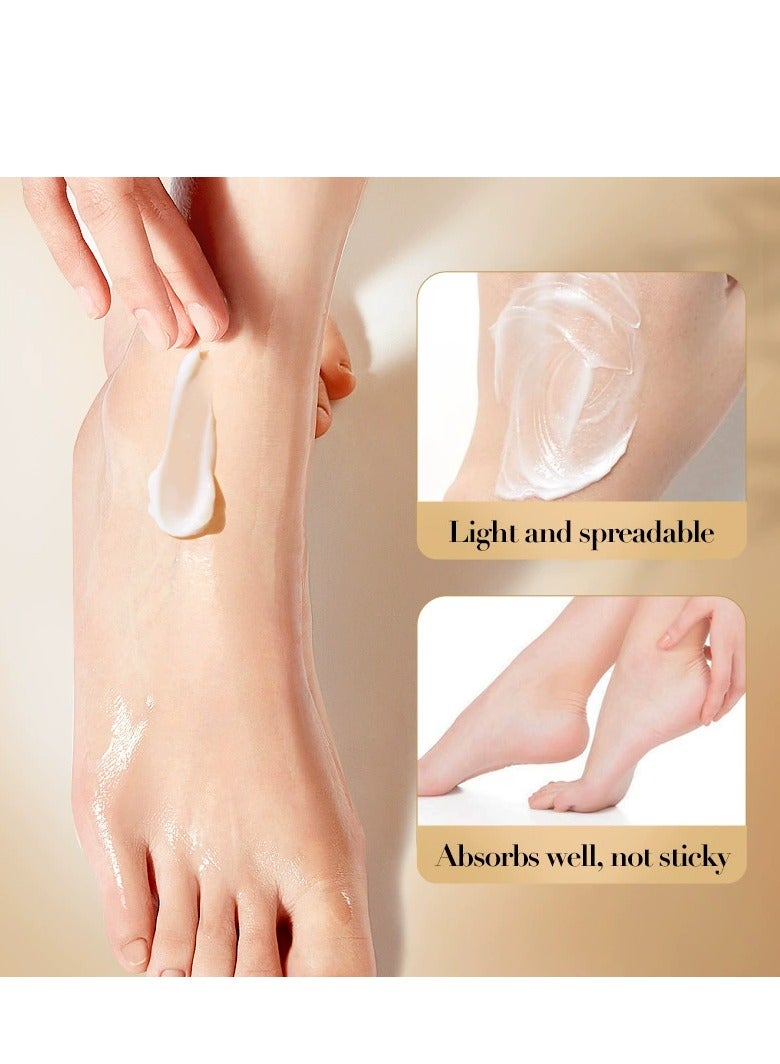 SADOER Collagen Anti Wrinkle Foot Cream, Nourishing Whitening Moisturizing Skin Care Cream, Fast Absorbing Anti Ageing Foot Cream, Smooth And Soft Skin Crack Repair Cream To Remove Wrinkles Darkness - Image 3