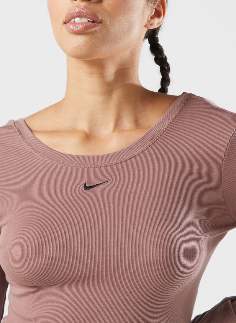 Nike Nsw Knit  Ribbed T-Shirt - Image 3