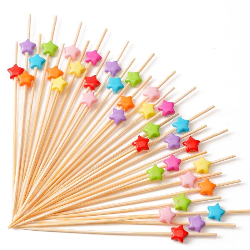 PuTwo Picks for Cocktail Appetizers Fruits Dessert47 in 100 CountsColors may vary Stars