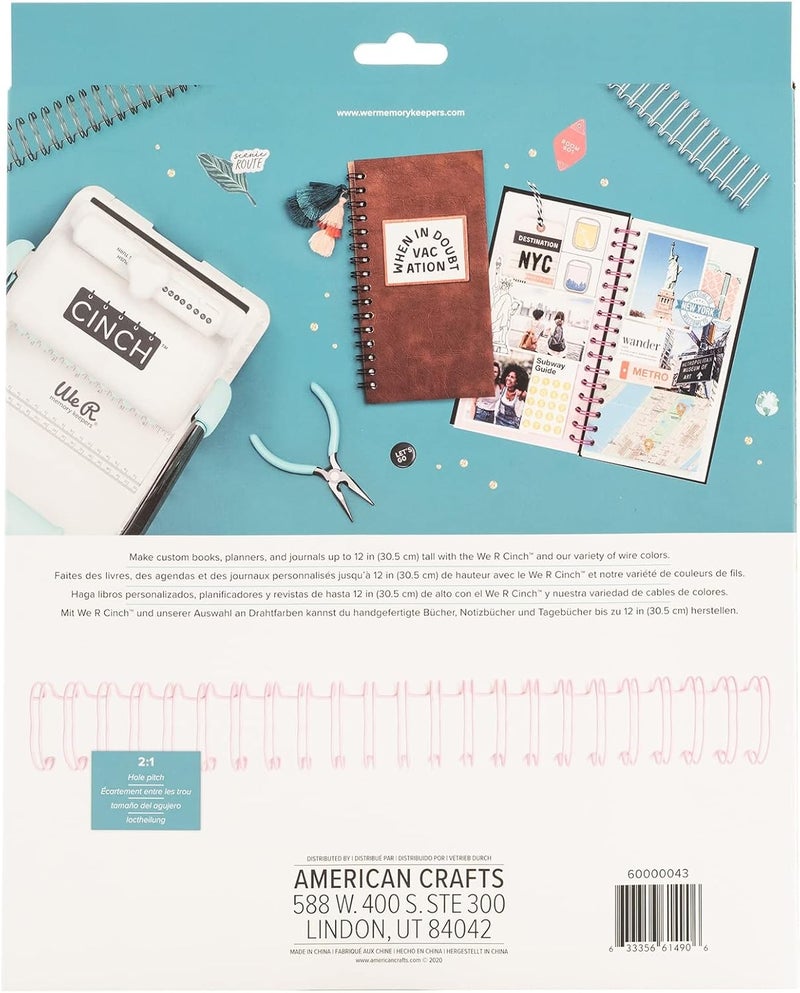 We R Memory Keepers Cinch Book Binding Wires Variety Pack - 16 Pieces, 5/8 Inch, Multi Color - Image 3