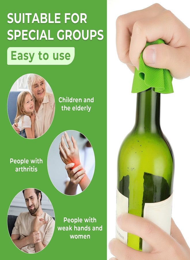 Sibba 6Pcs Rubber Jar Gripper Pads, Multi-purpose Jar Opener Grippers, Bottle Lid Openers Round Kitchen Coasters for Elderly Children Women Weak Hands - Image 4