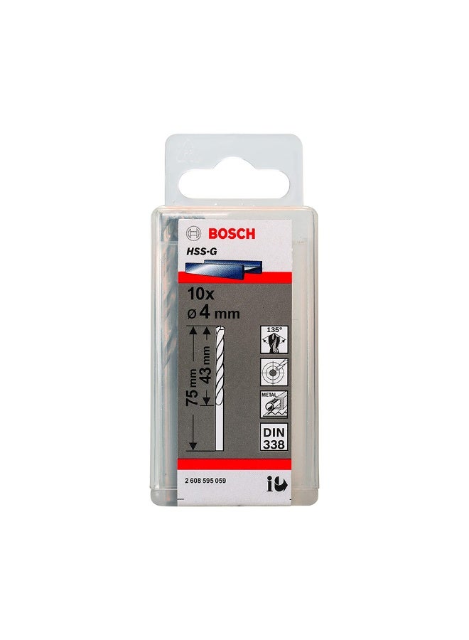 Bosch Drill Bit 4mm HSS-G PTW2608595059 - Image 4