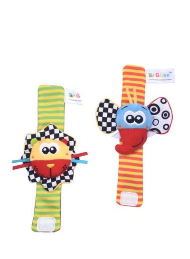 جبيه ألعاب خشخيشة المعصم وخشخيشة جورب القدمين من جيبي للأطفال لنمو الطفل - Image 1