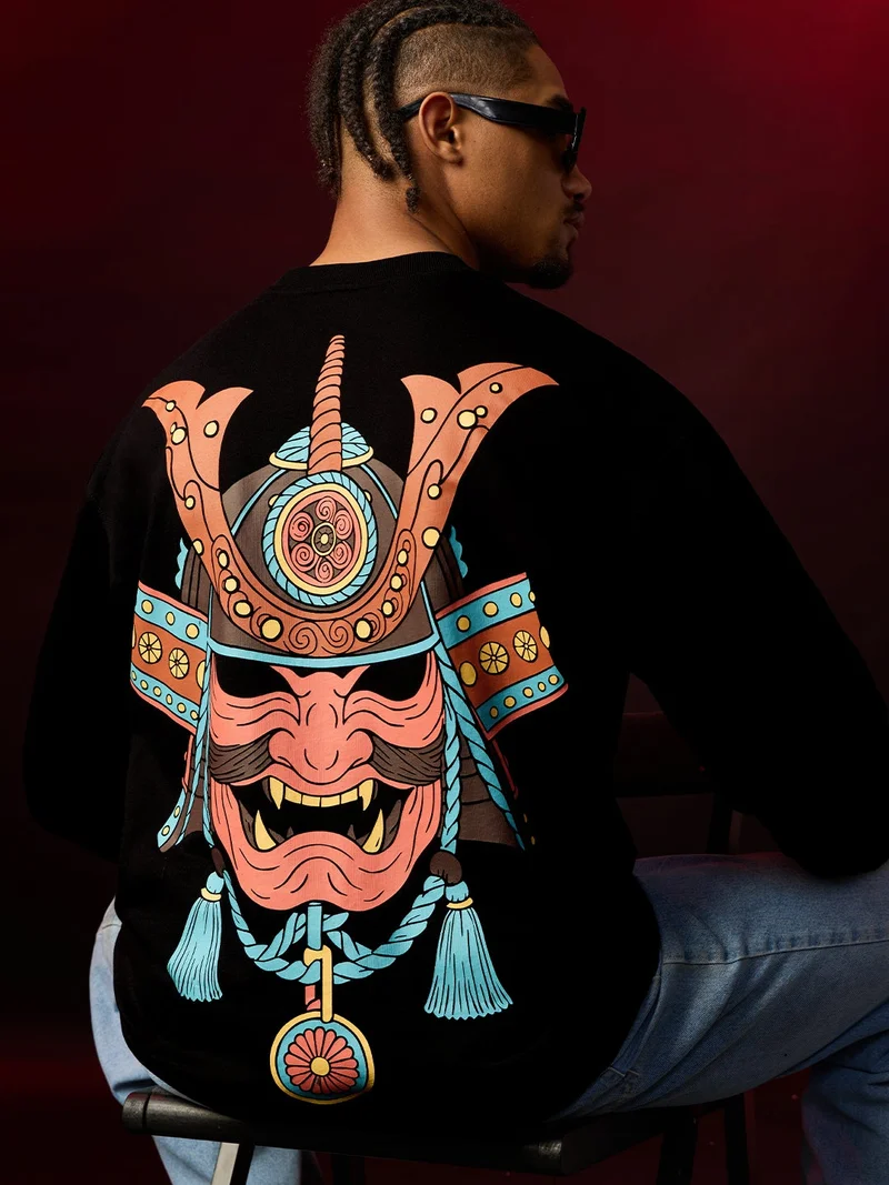 The Souled Store  Oversized T-Shirt: Hannya Mask  | Best Price UAE