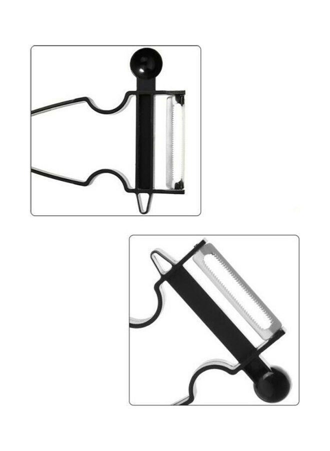 مقشرة فواكه وخضراوات من 3 قطع متعدد الألوان 9.5x1.2x8.5سم  - Image 5