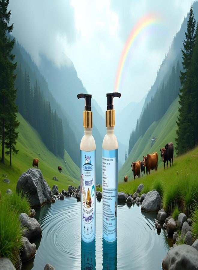 Bluekites Medister Shikakai Bhringraj hair shampoo 200ml pack of 2 - Image 1