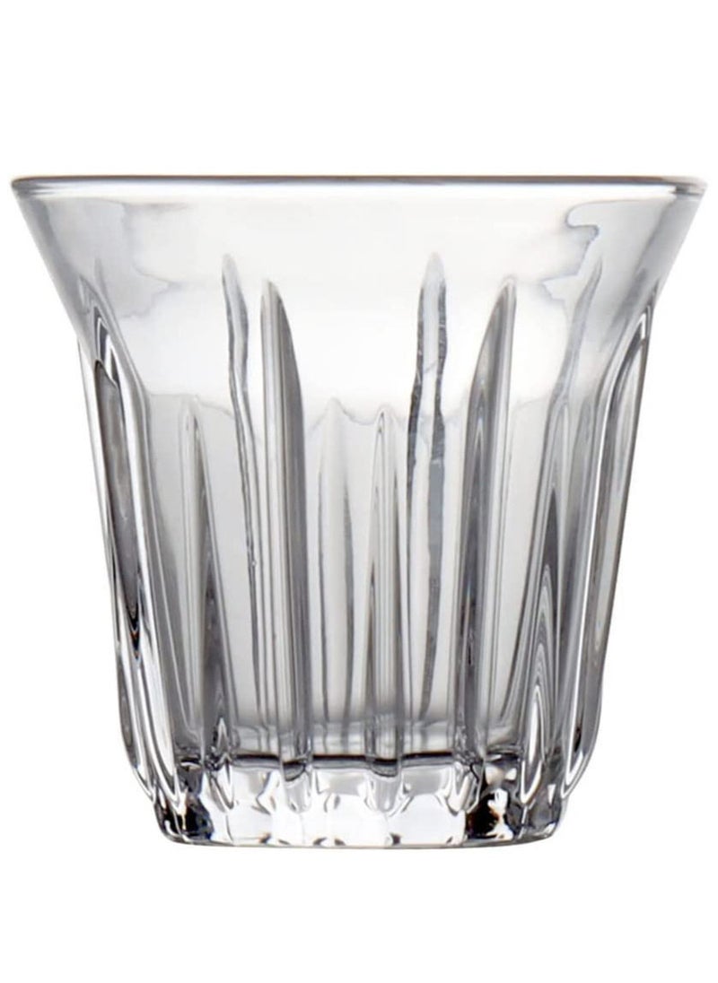 MIBRU - Coffee Duratuff Glass Cup Suitable For Specialty Espresso Shots Modern Drinking Barista Latte Cups 90ml Mug Coffee Or Tea Glass Mugs Flat Espresso Coffee Cup Bring Classic Elegance To Table - Image 1