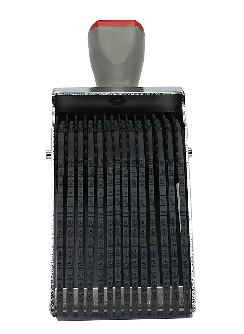 Y&D DIY Numbering Stamp, Date 14 Digits Roller 10 & 26 Alphabet Rolling Personalized English Number Symbol Address  - Image 4