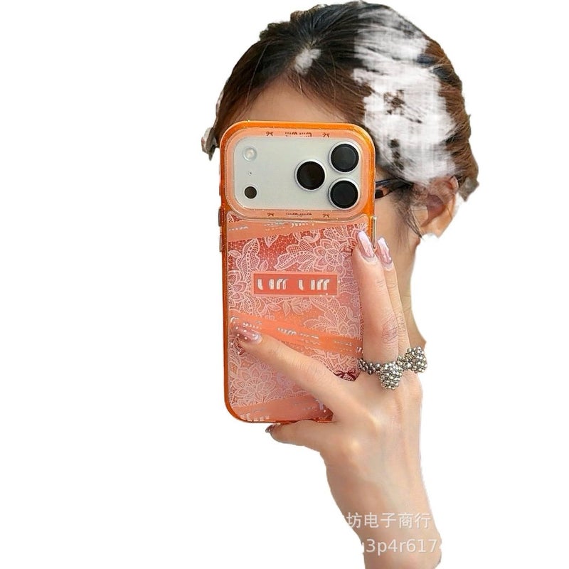 غطاء واقي | برتقالي | مقاوم للصدمات لـ iPhone 17 / 17 Air / 17 Pro / 17 Pro Max | Acrylic | مقاوم لبصمات الأصابع - Image 1