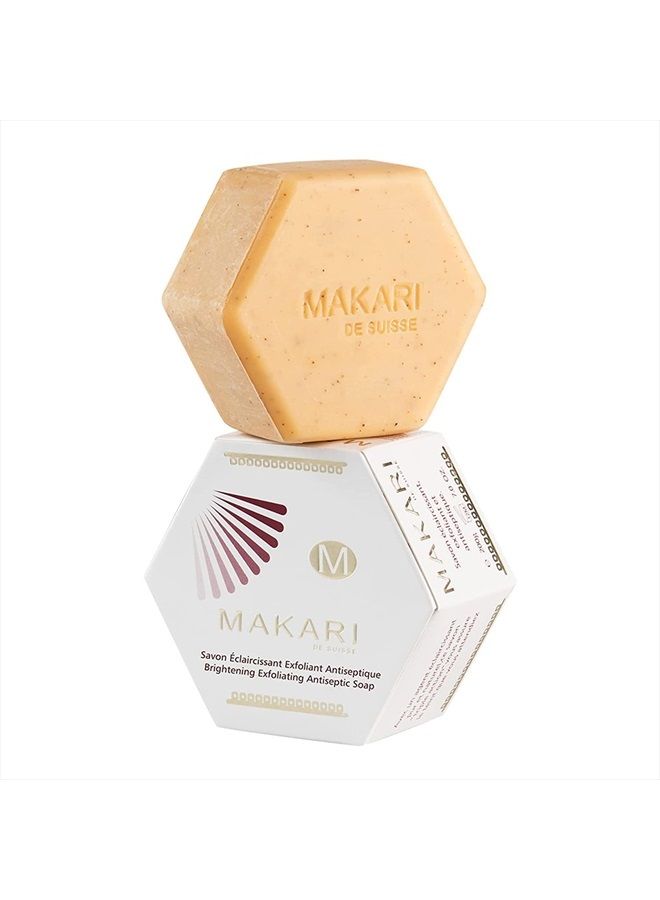 Makari Classic Exfoliating Antiseptic Soap (7oz) | Helps Revitalize Skin | Promotes Even Skin Tone | Detoxifies and Removes Impurities | For Dry, Oily, Normal, Maturing, and Combination Skin Types - Image 1