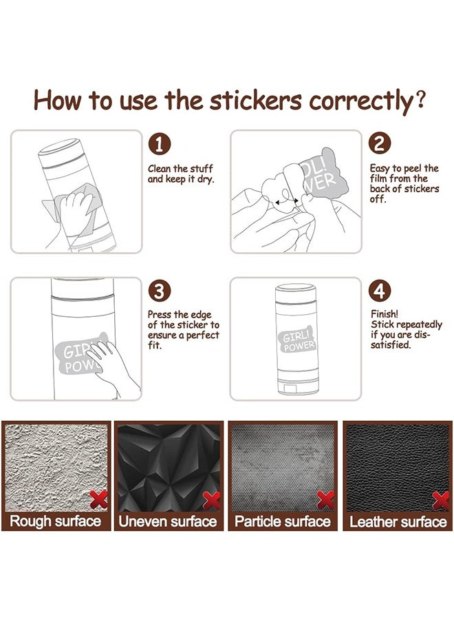 100 Pieces Coffee Stickers Vinyl Coffee Water Bottle Sticker Pack for Coffee Gifts, Coffee Party Favors, Coffee Accessories - Image 4