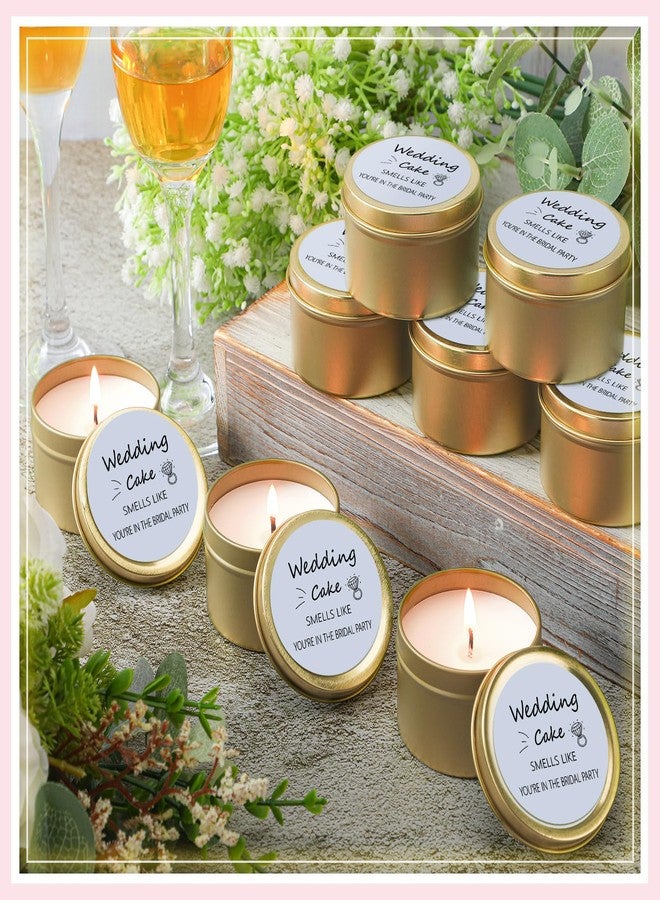 Conelist 8 Pcs Bridesmaid Proposal Gifts Smells Like You're in The Bridal Party Candles Bridesmaid Gifts Natural Soy Wax Candles for Bridesmaid Best Friends Wedding Gifts (Grey Blue,Elegant) - Image 4