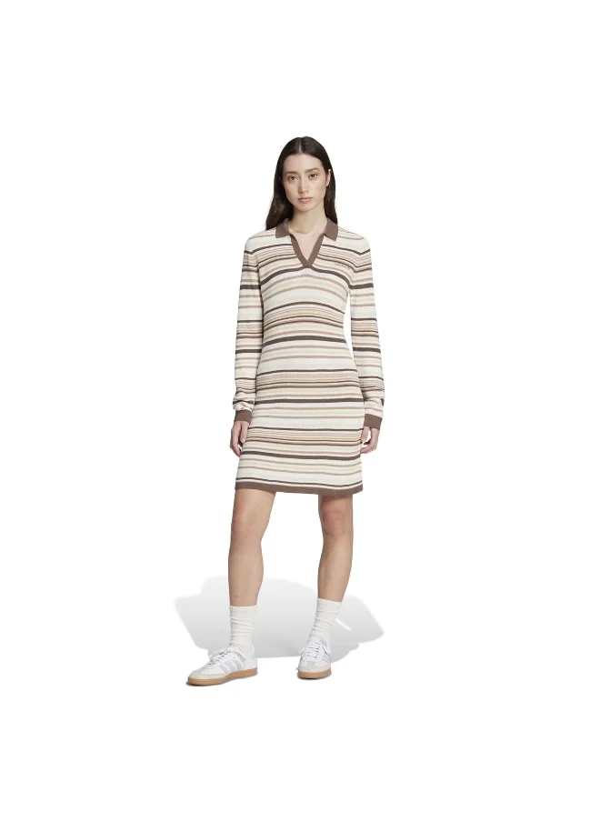adidas Originals adidas POLO DRESS Brown Originals Women SKIRTS / DRESSES