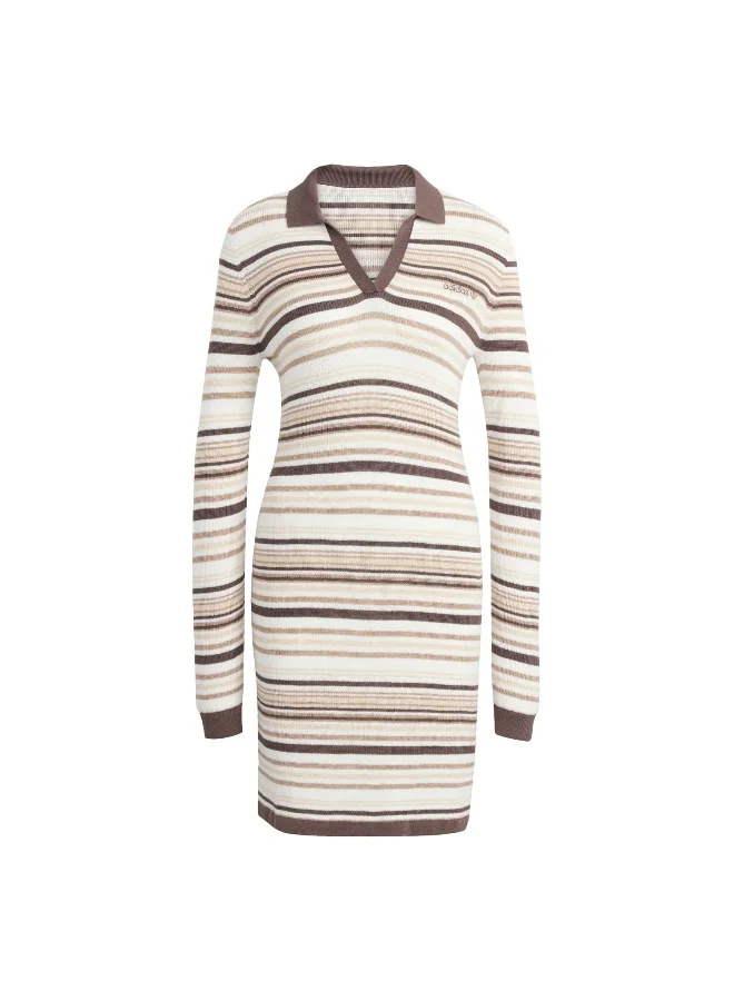 Adidas POLO DRESS Brown Originals Women SKIRTS / DRESSES