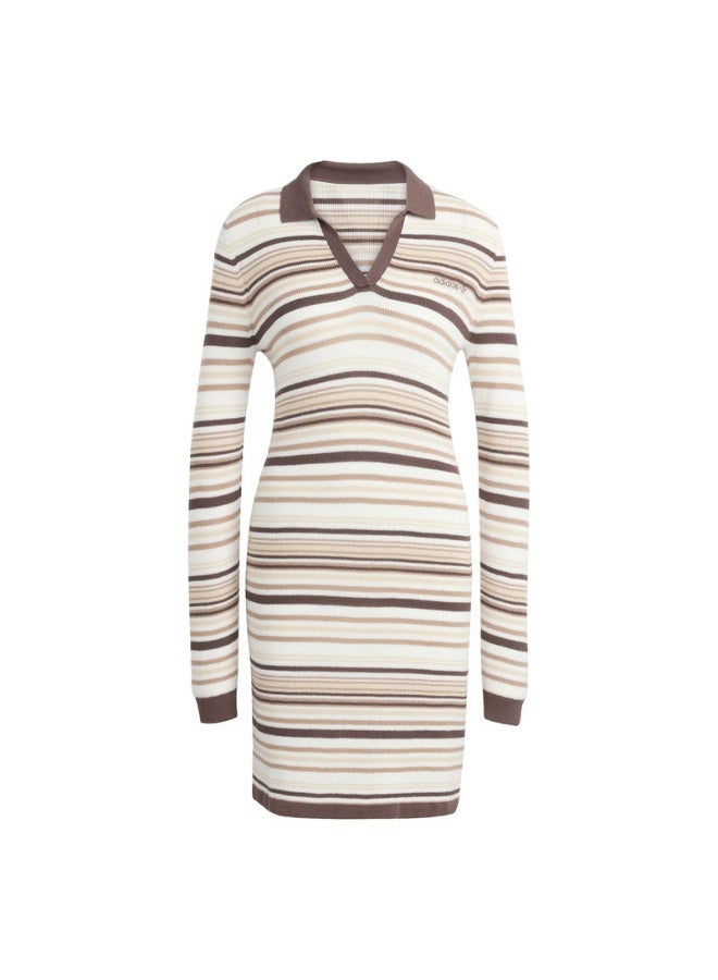 Adidas adidas POLO DRESS Brown Originals Women SKIRTS / DRESSES  - Image 1