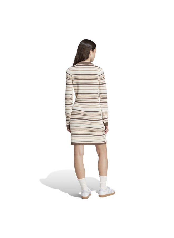 Adidas adidas POLO DRESS Brown Originals Women SKIRTS / DRESSES  - Image 3
