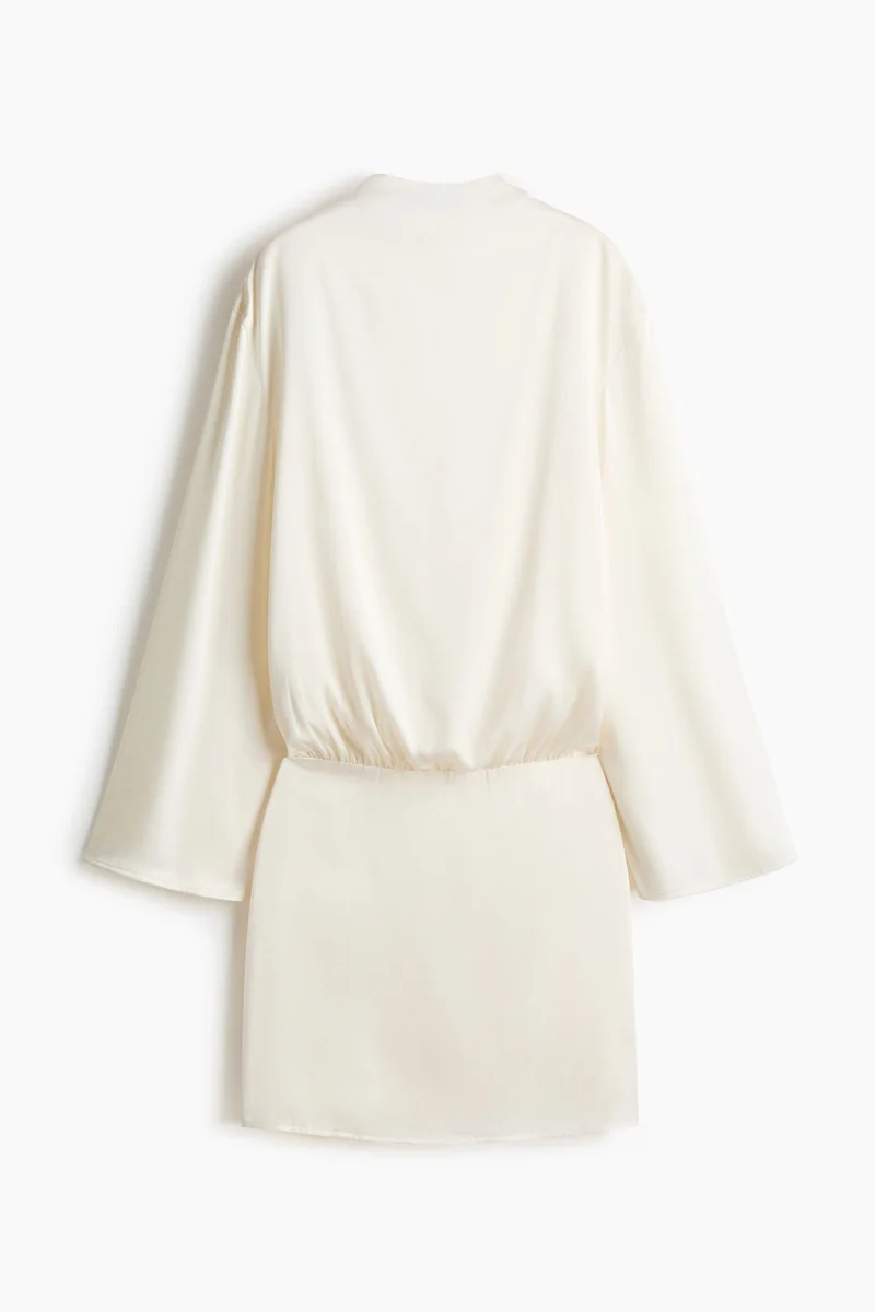 H&M  Draped satin dress for Women | Best Price UAE