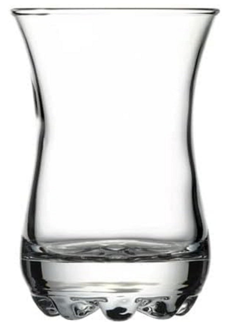 Pasabache Istkana Silvana Tea Cup Set Clear 110ml - Image 3