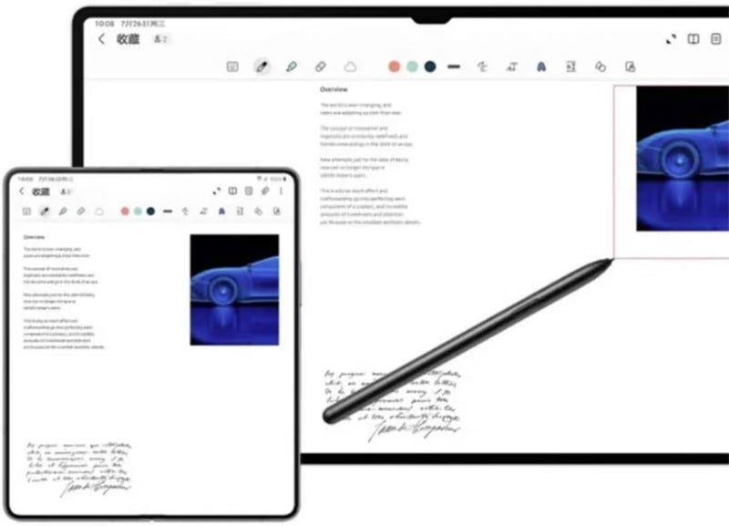 JMBTQ قلم ستايلوس لجهاز Galaxy Tab S9 FE (بدون بلوتوث) بديل لقلم ستايلوس Samsung Galaxy Tab S9 FE جميع الإصدارات قلم اللمس S Pen (رمادي) - Image 4