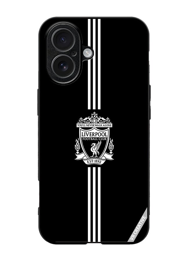 غطاء حماية لجهاز آبل آيفون 17 بتصميم ليفربول متعدد الألوان