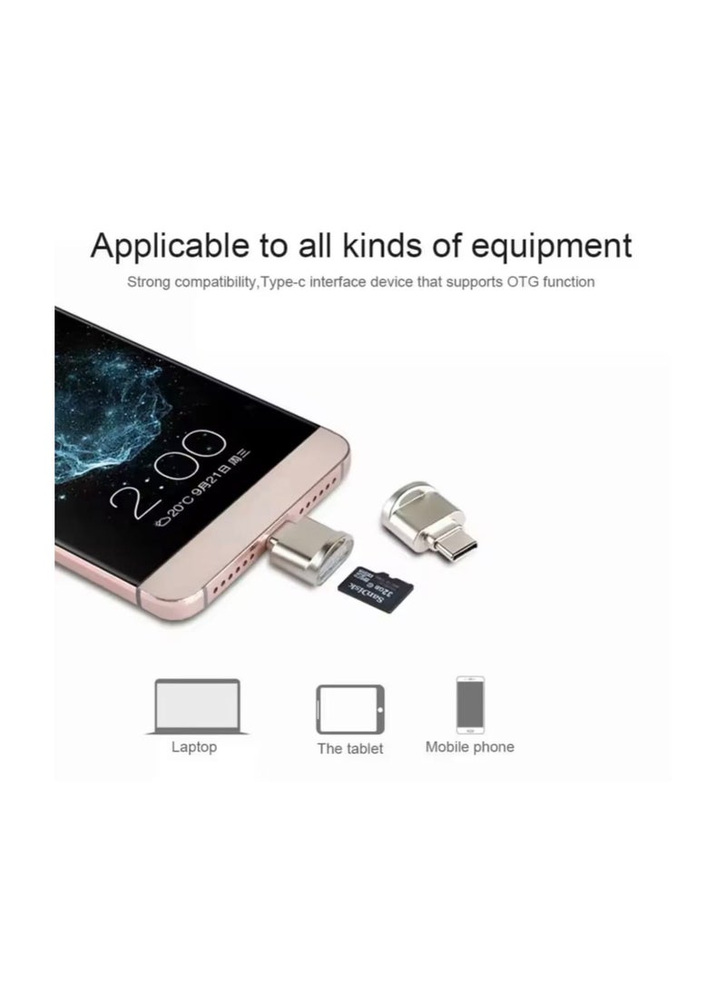 XTREME - Type C to Micro TF SD Adapter External Memory Card Reader Android OTG to Micro High Speed ​​Memory Card Converter Compatible Galaxy Huawei Xiaomi Oppo Sony Samsung Computer Laptop iPhone 15/16 iPad with Type C Port - Image 1