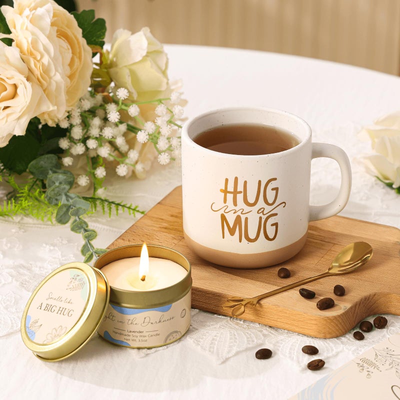 CIAABYS Get Well Gifts for Women Care Package Feel Better Gifts Baskets After Surgery Cancer Patients Miscarriage for Sick Friend Chemo Encouraging Pamper Comfort Wellness Hug Box For Her Self Care With Mug - Image 5