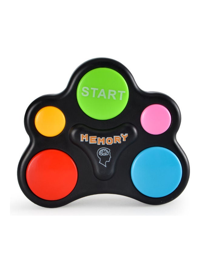 NIBEMINENT Electronic Memory Training Game With Lights And Music Black/Red/Blue - Image 1