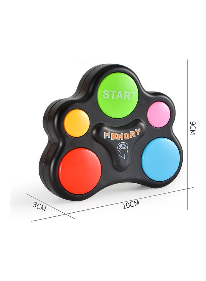 NIBEMINENT Electronic Memory Training Game With Lights And Music Black/Red/Blue - Image 4