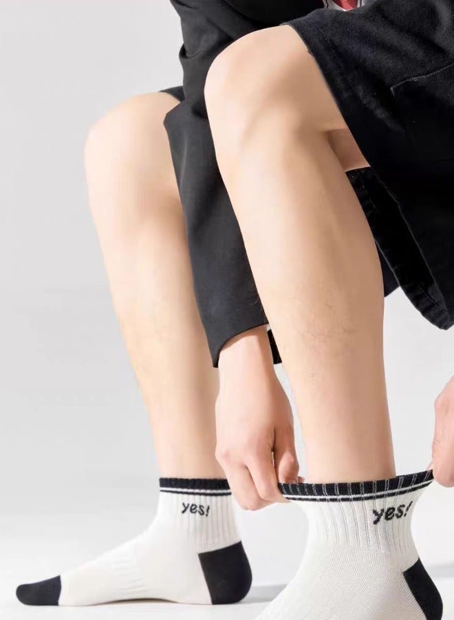 شيبشيب 5 أزواج من الجوارب الرجالية بطول الكاحل بقصّة منخفضة مع تبطين مريح للاستخدام اليومي - Image 4