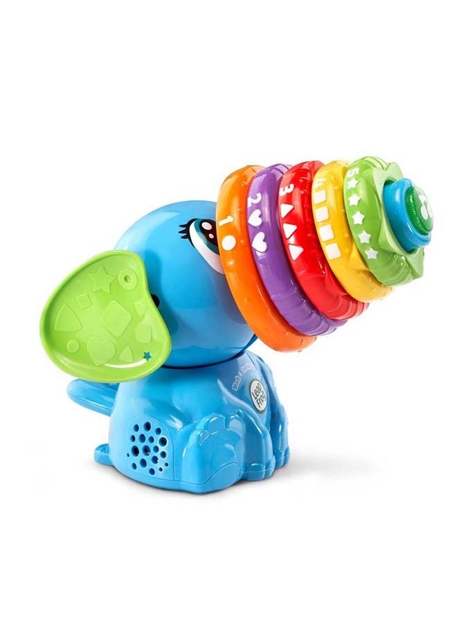 LeapFrog LeapFrog Stack and Tumble Elephant , Blue, 6 months to 48 months, 6pieces, Musical & Light-Up Features  - Image 5