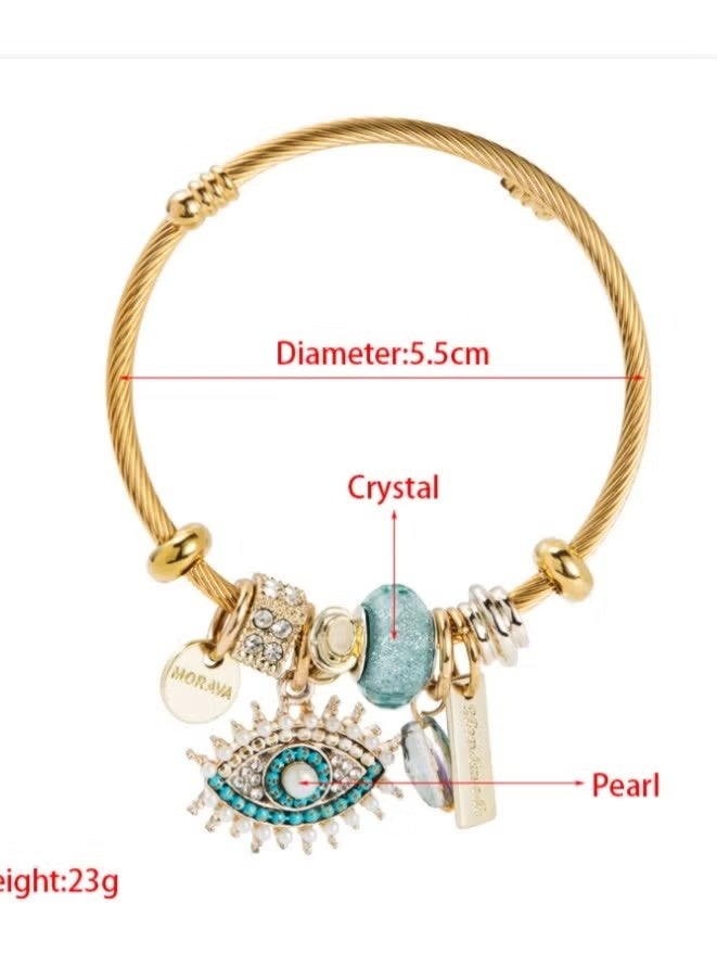 أسوار الخرز الكريستالية ، أسوار الفولاذ المقاوم للصدأ ، الأزياء الراقية بدون أسوار تتلاشى - Image 3