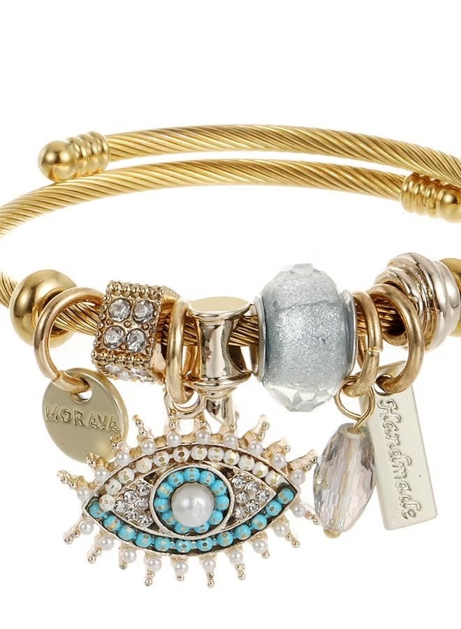 أسوار الخرز الكريستالية ، أسوار الفولاذ المقاوم للصدأ ، الأزياء الراقية بدون أسوار تتلاشى - Image 4