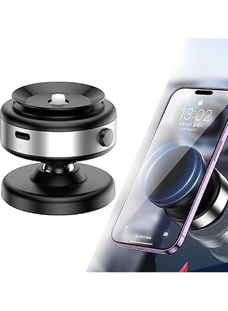 Magnetic Car Suction Cup Holder,Vacuum Glass Mirror Adsorption Magnetic Suction Cup car Phone Mount,360° Rotation Portable Magnetic Phone Holder for Windshield Dashboard - Image 1