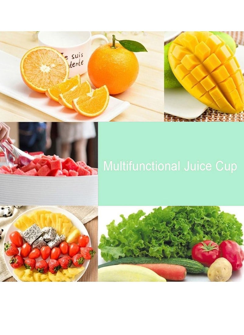 DMG TECH - Portable Blender, USB Rechargeable Mini Juicer with Straw, Personal Size Blender, Juicing Cup for Juices, Shakes and Smoothies (450ml) - Image 1