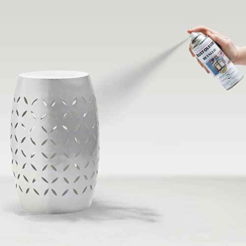 Rust-Oleum 7271830 Stops Rust Outdoor Metallic Finish Spray Paint (Silver Metallic, 312 grams) - Image 5