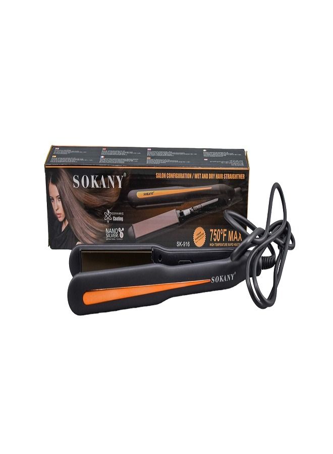 sokany Professional Hair Straightener Max 750 °F - Image 1