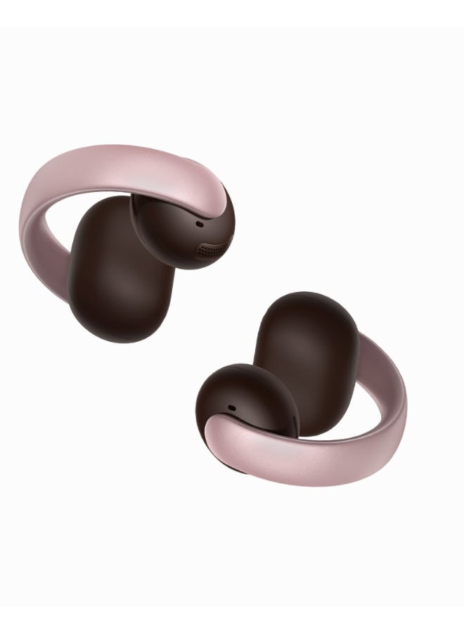 Soundcore AeroClip by Anker, Open-Ear Earbuds, Clip-On Headphones, Adaptive Comfort, Clear Calls with 4 Mics and AI, Stable Fit, 12mm Drivers for Powerful Bass, Hi-Res, Open-Ring Design Pink - Image 1