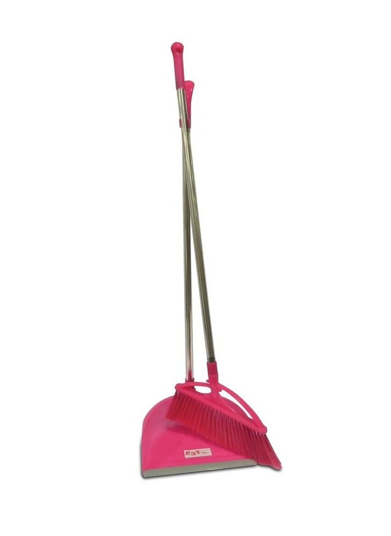 AKC Upright Broom & Dustpan Set | Pink - pzsku/Z7322CE8EBEEBC9226654Z/45/_/1644483462/e4d93419-0d7e-4ebf-bf5e-9e32a434c6ec