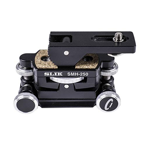 SLIK رأس ثلاثي القوائم SLIK SMH-250 مع تعديل حركة دقيقة، أسود (618-804) - Image 2