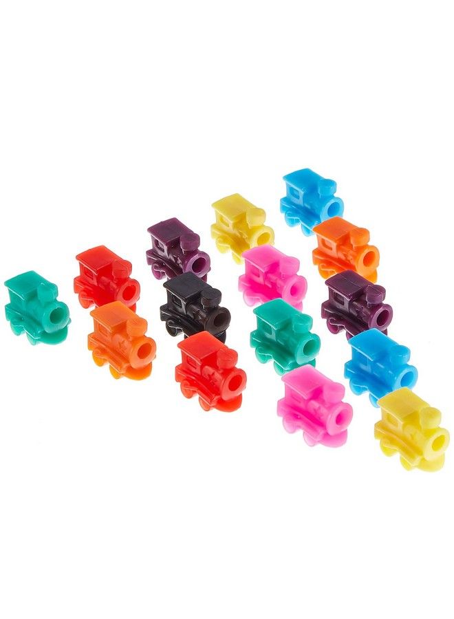 Gejoy 18 Pieces Domino Train Mexican Markers Train Dominoes Accessories For Mexican Dominoes Accessories, Assorted Colors - Image 2