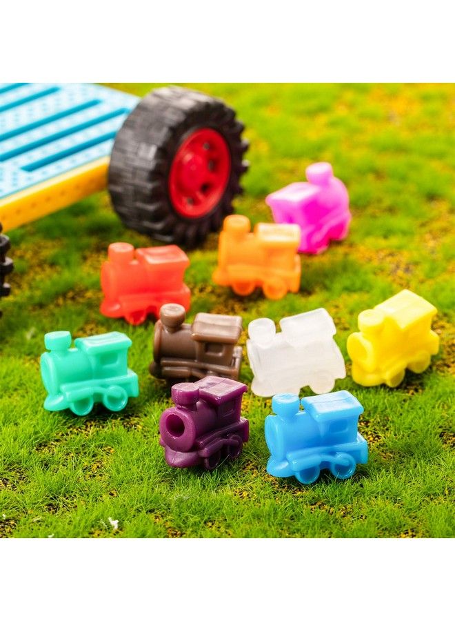 Gejoy 18 Pieces Domino Train Mexican Markers Train Dominoes Accessories For Mexican Dominoes Accessories, Assorted Colors - Image 4